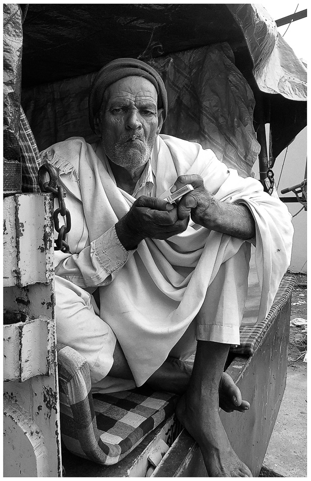 A farmer from Haryana protests at the Tikri border in Delhi, 12 December 2020. Vikas Thakur / Tricontinental: Institute for Social Research