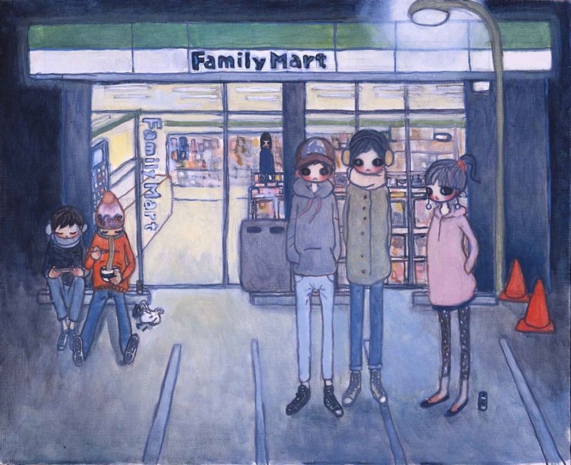 Aya Takano (Japan), Convenience Store, 2016.