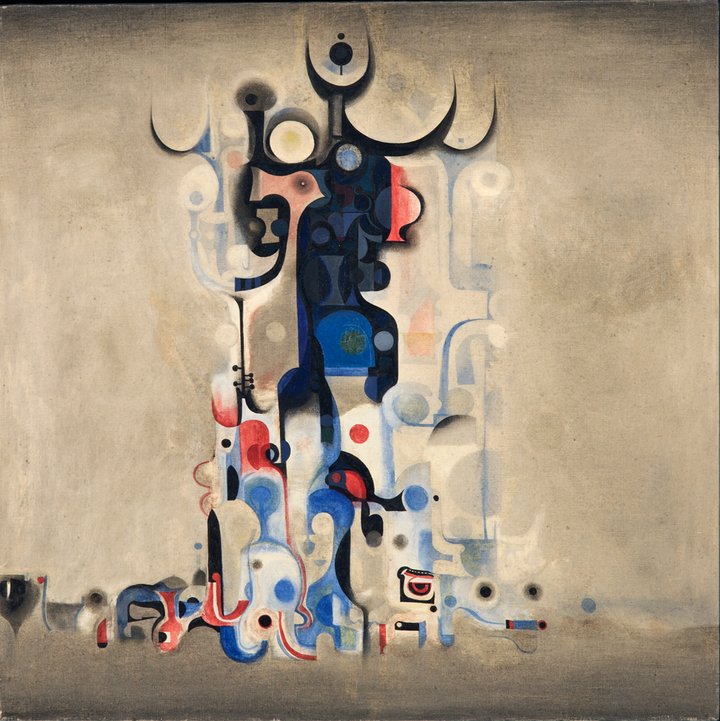 Ibrahim El-Salahi (Sudan), Vision of the Tomb, 1965.