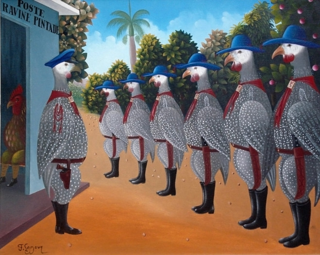 Fritzner Lamour (Haiti), Poste Ravine Pintade, ca. 1980.