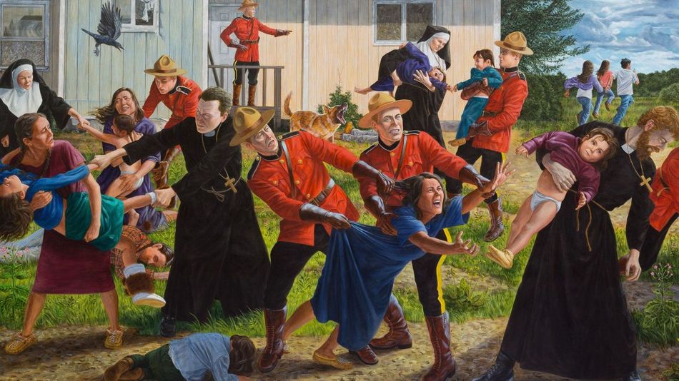 Kent Monkman (Canada), The Scream, 2017.