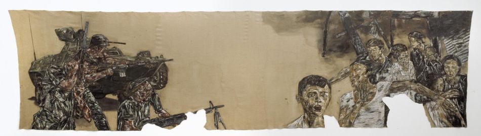 Leon Golub (USA), Vietnam II, 1973.