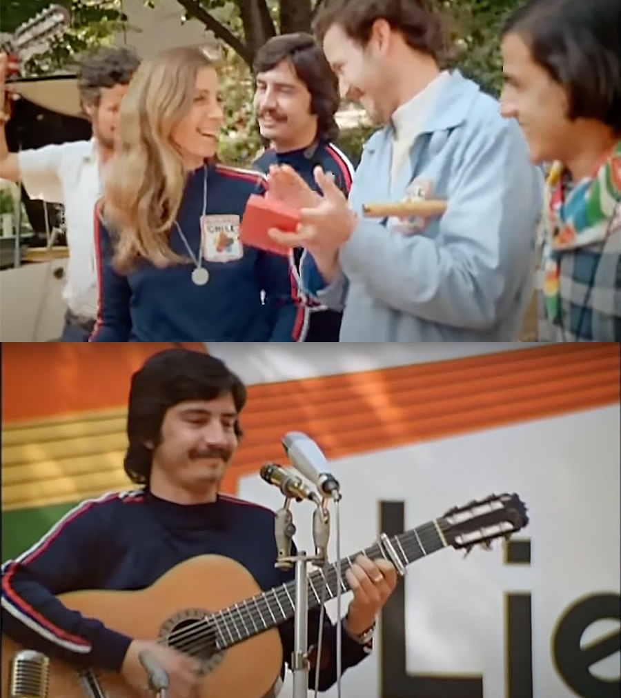 Gladys Marin with Inti-Illimani at the Festival. Courtesy: Jorge Coulon.