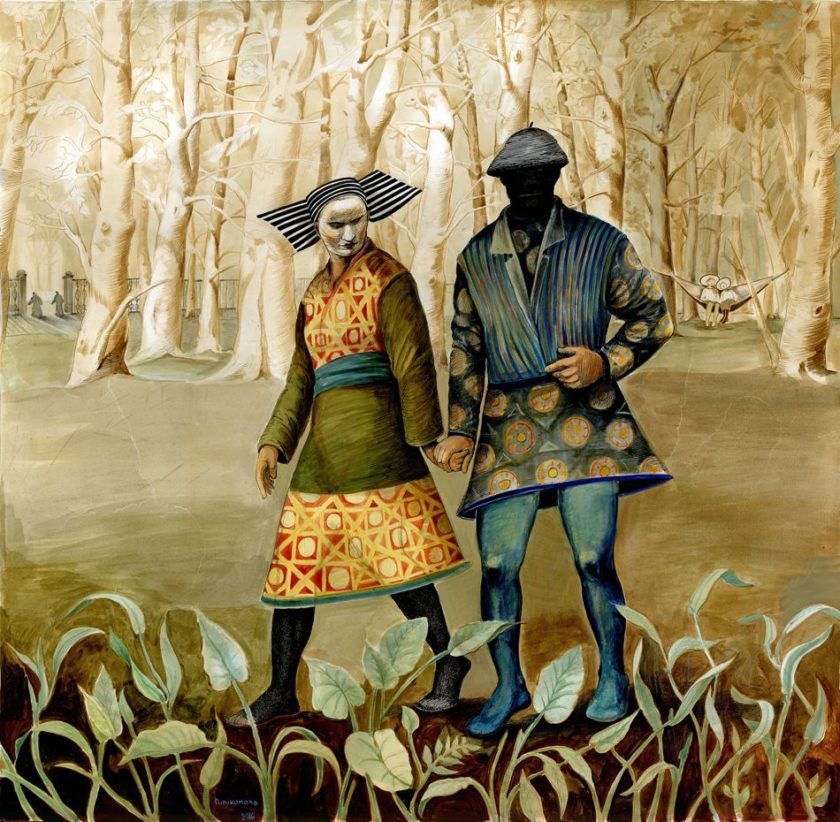 Nino Morbedadze (Georgia), Strolling Couple, 2017.