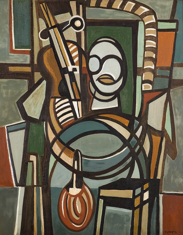 Lygia Clark (Brazil), O Violoncelista (‘The Violoncellist’), 1951