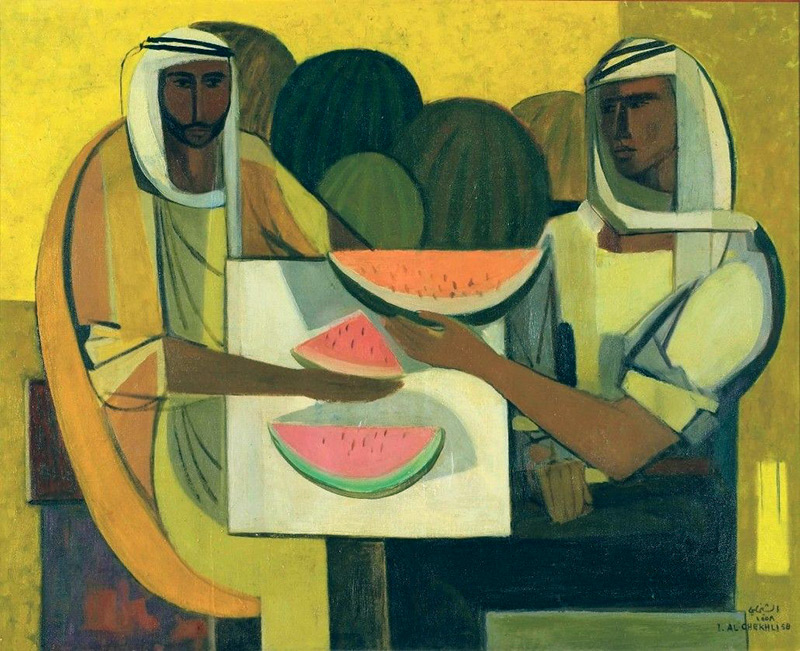 Ismael Al-Sheikhly (Iraq), Watermelon Sellers, 1958